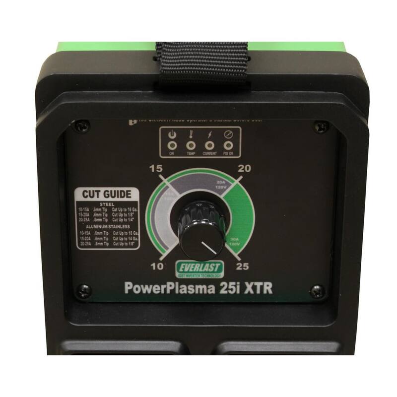 Everlast 25 Amp Plasma Cutter 1/4 in. Daily Use Cut 120-Volt Super Compact and Lightweight - PowerPlasma 25i XTR