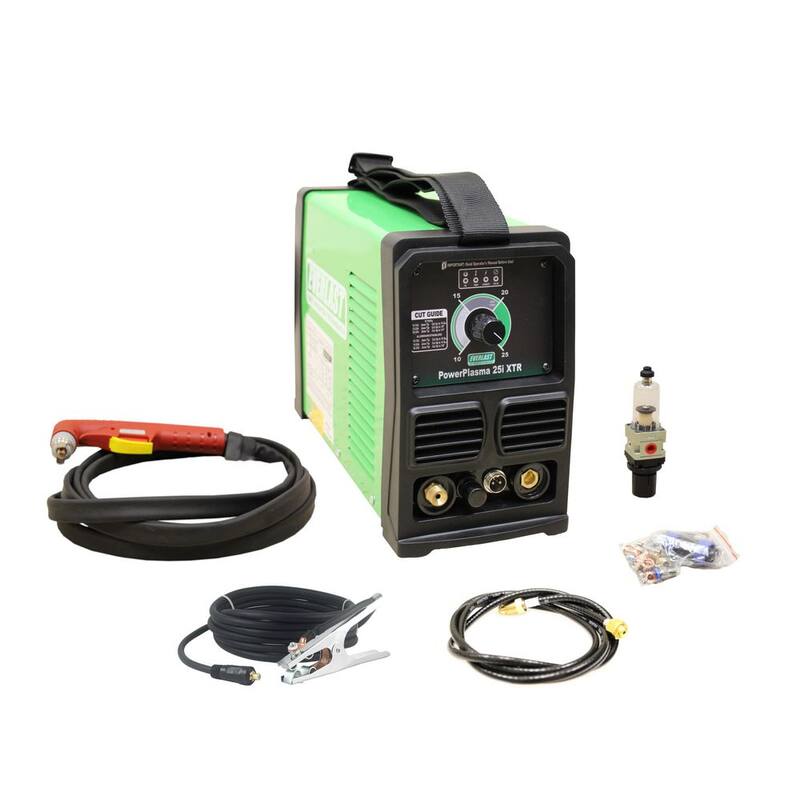 Everlast 25 Amp Plasma Cutter 1/4 in. Daily Use Cut 120-Volt Super Compact and Lightweight - PowerPlasma 25i XTR