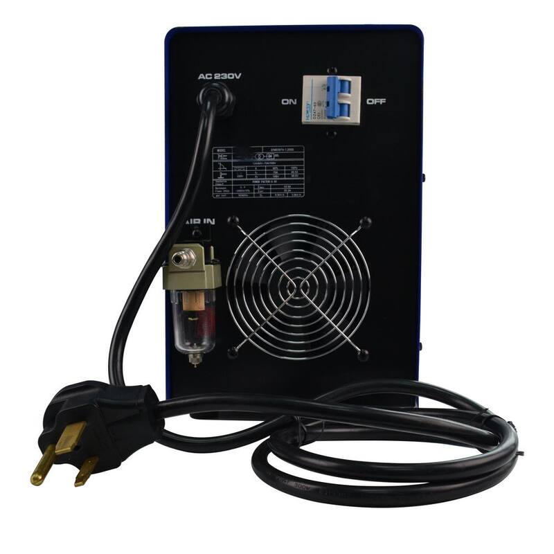Lotos 70 Amp Non-Touch Pilot Arc IGBT Inverter Plasma Cutter for Metal, 220V, 7/8 Inch Clean Cut - LTP7000