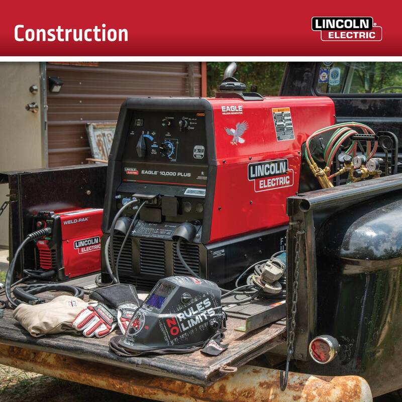 Lincoln Electric 225 Amp Eagle 10,000 Plus Gas Engine Driven Welder with LE Engine - K2343-4