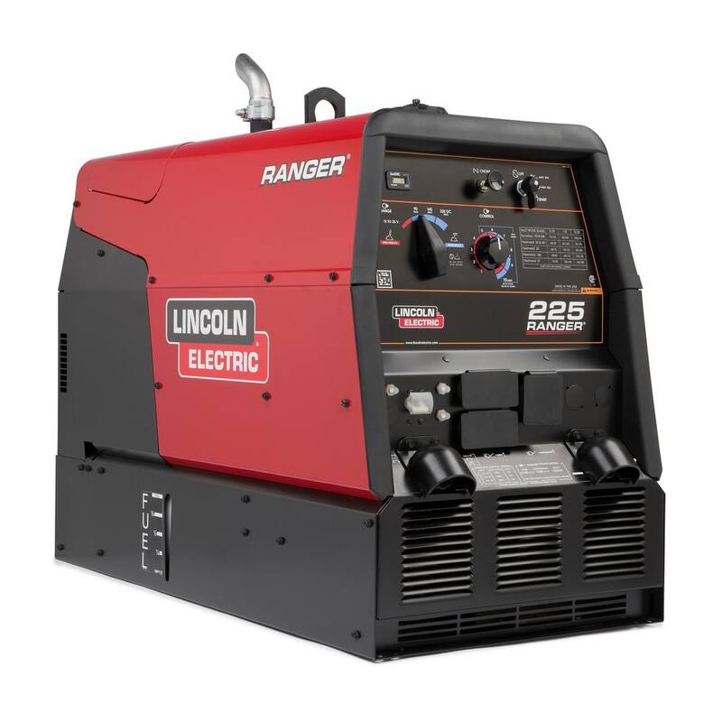 Lincoln Electric 225 Amp Ranger 225 Gas Engine Driven DC Multi-Process Welder, 10.5 kW Peak Generator (Kohler) - K2857-1