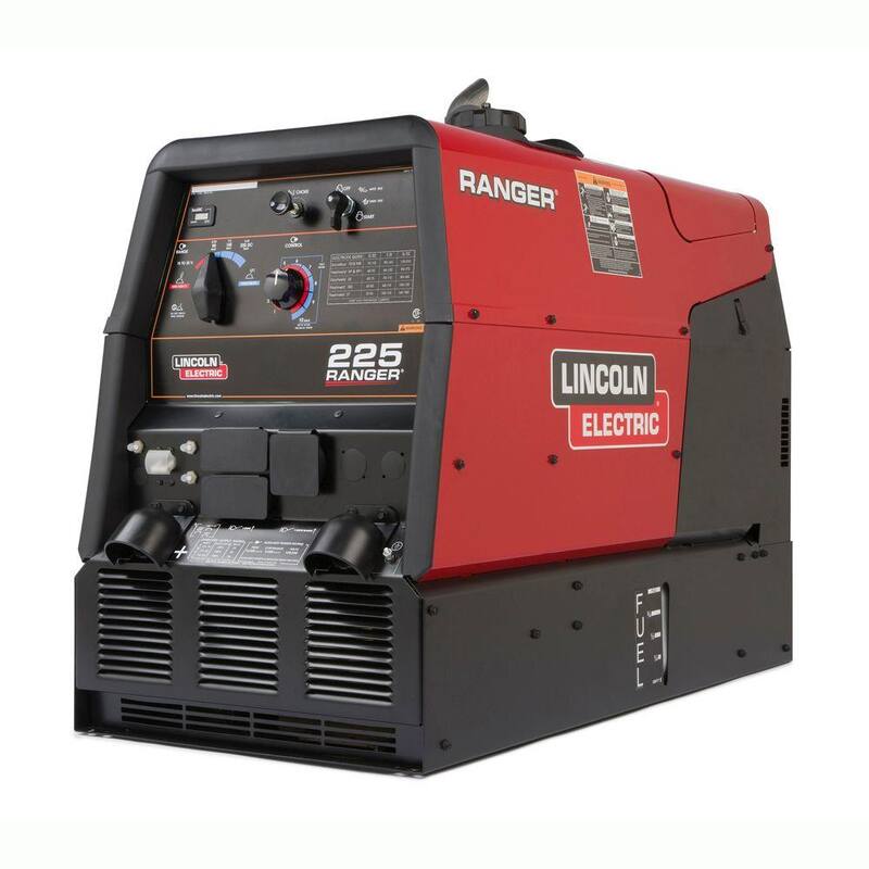 Lincoln Electric 225 Amp Ranger 225 Gas Engine Driven DC Multi-Process Welder, 10.5 kW Peak Generator (Kohler) - K2857-1