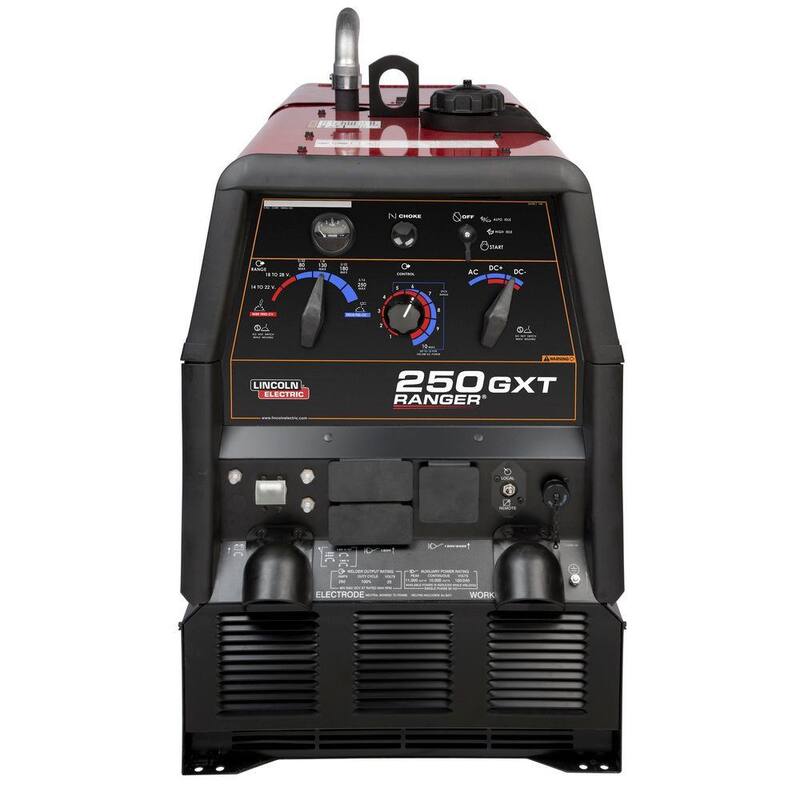 Lincoln Electric 250 Amp Ranger 250 GXT Gas Engine Driven AC/DC Multi-Process Welder, 11 kW Peak Generator (Kohler) - K2382-4