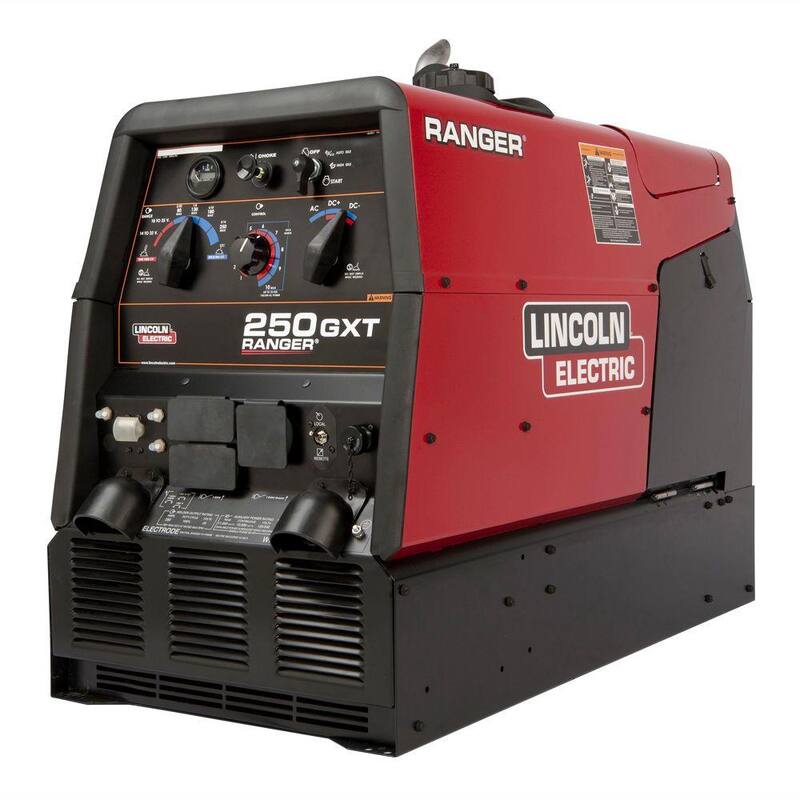 Lincoln Electric 250 Amp Ranger 250 GXT Gas Engine Driven AC/DC Multi-Process Welder, 11 kW Peak Generator (Kohler) - K2382-4