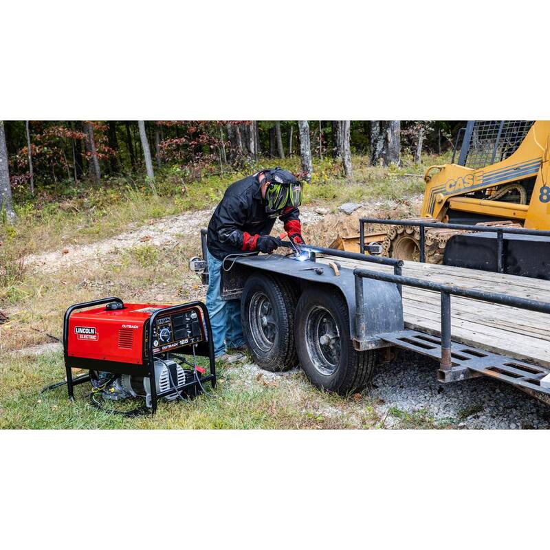Lincoln Electric 185 Amp Outback 185 Engine Driven DC Stick Welder, 5.7 kW Peak Generator (Kohler) - K2706-2