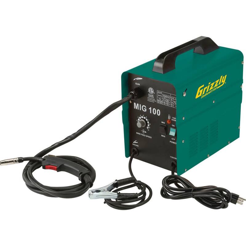 Grizzly Industrial 110-Volt Flux Cored Wire Feed Welder - G0879