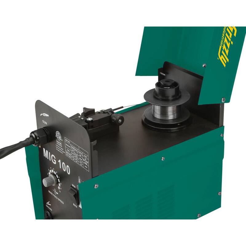Grizzly Industrial 110-Volt Flux Cored Wire Feed Welder - G0879