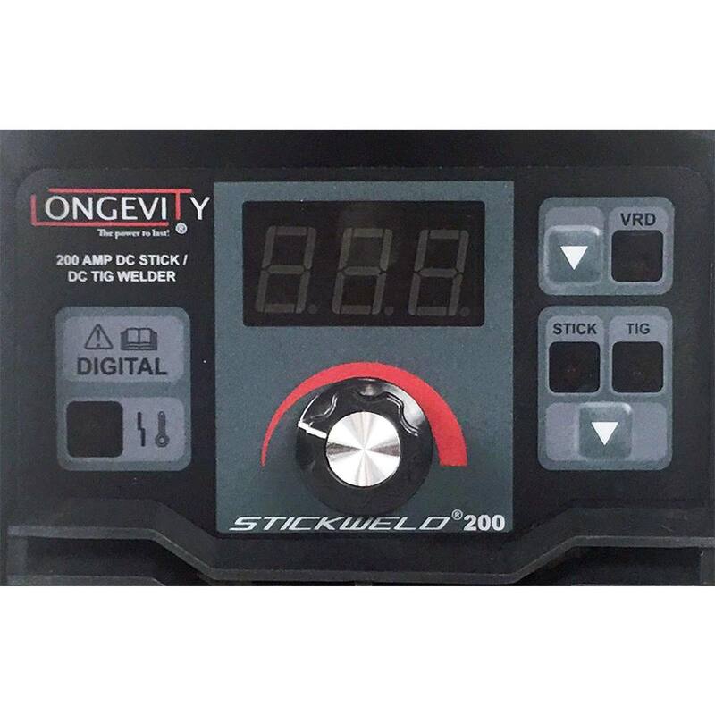 Longevity Stickweld 200-Stick Welder with a 60% Duty Cycle - 880311