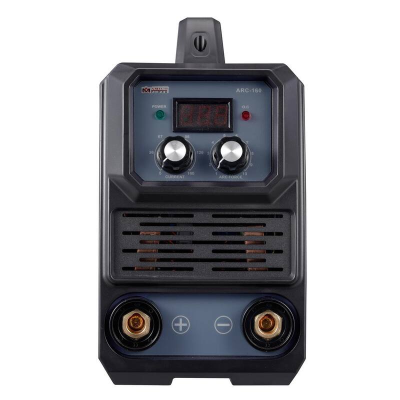 AM AMICO ELECTRIC 160 Amp Stick Lift-TIG Arc Combo DC Welder, 100-Volt to 250-Volt Voltage, 80% Duty Cycle, Compatible with All Electrodes - ARC-160