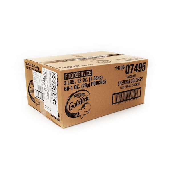 Pepperidge Farms Galleta de Queso Cheddar de 1 onza, tamaño individual, paquete de 60 - 000007495