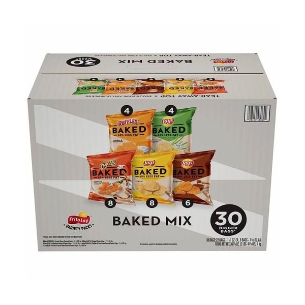 Aperitivos respaldados por Pepsico-Frito Lay, 1-1/8oz/1-1/2oz, MI, 2PK - LAY73172