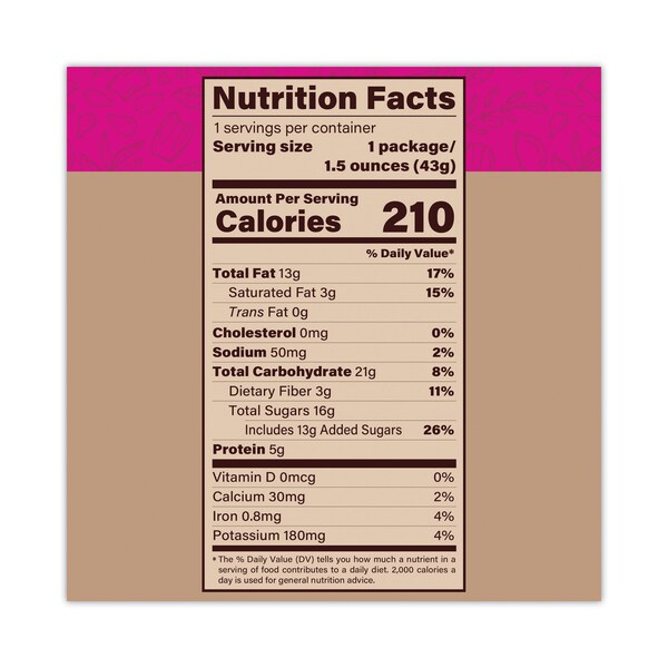 Mezcla de sendero Second Nature Wholesome Medley, 15 oz, 16 bolsas - 8719