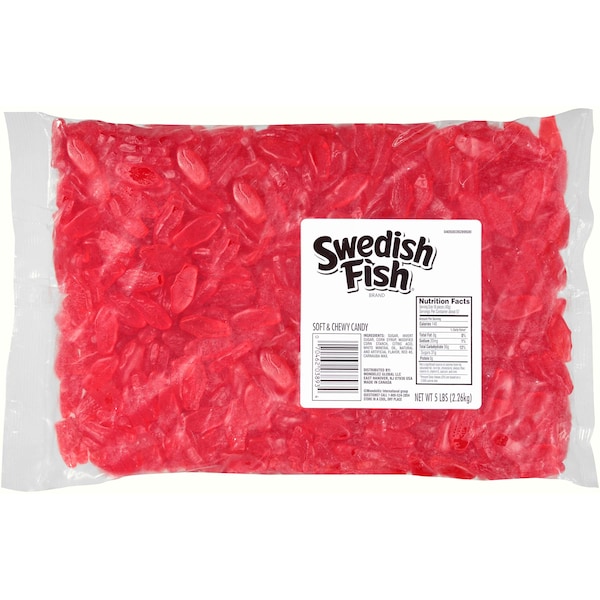 Peces Suecos Peces Suecos Dulces Blandos Mini sin Grasa Bolsa de 5 libras, PK6 - 3893