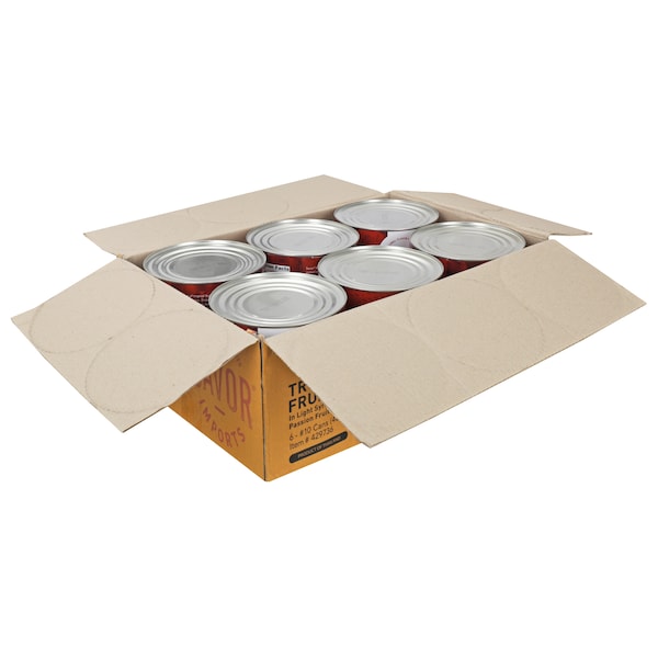 Savor Imports Coctel de Frutas Tropicales en Almíbar Ligero de 108 oz., Paquete de 6 - 429736