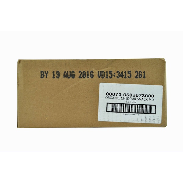 Mezcla de botanas de cheddar orgánico de Annies en bolsa de 2.5 oz, paquete de 12 - 13562-00073