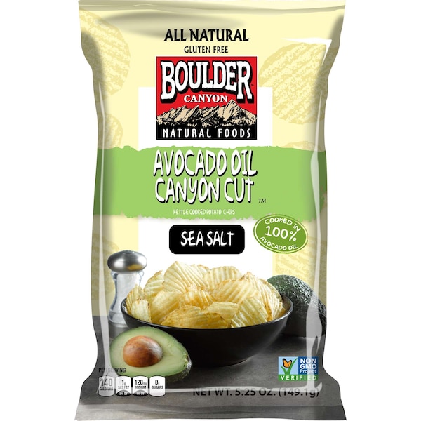 Cañón de Boulder Corte de 5.25 oz. de Aguacate con Sal marina, Paquete de 12 - 12058