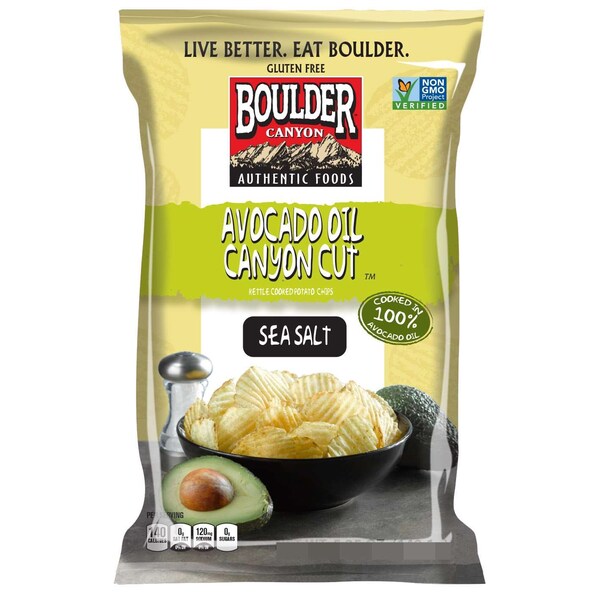 Cañón de Boulder Corte de 5.25 oz. de Aguacate con Sal marina, Paquete de 12 - 12058