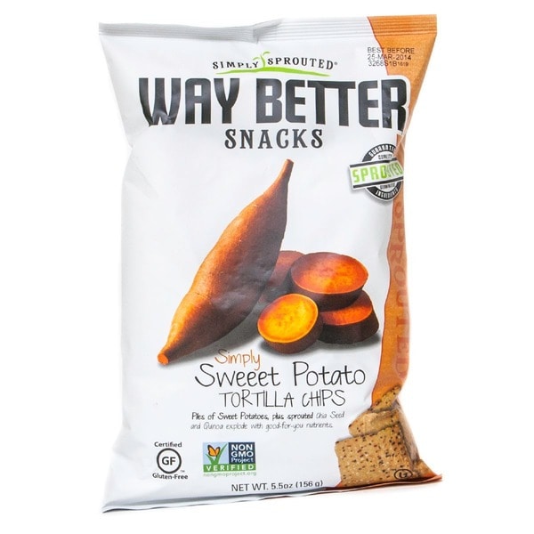Botanas Way Better Simplemente Dulces de Papa Tortilla Chips, Paquete de 12 - 00855564003420