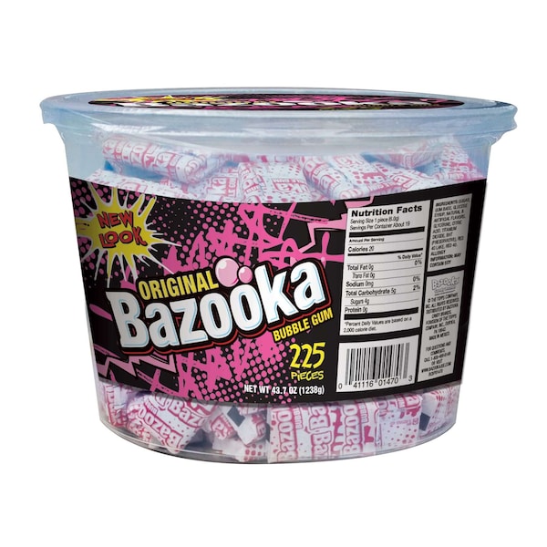 Bazooka Bazooka Original 225 Ct. Tub, PK6 - BCBG01083

Bazooka Bazooka Original 225 Ct. Tub, PK6 - BCBG01083