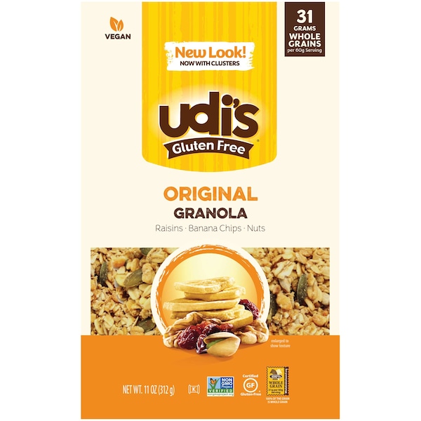 Udis Udi Granola Original sin Gluten 12 oz., Paquete de 6 - 069899780617