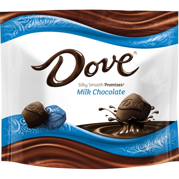 Bolsa de pie Dove Chocolate con Promesas de Chocolate con Leche Suave y Sedoso, 8.46 oz. Paquete de 8 - 361569