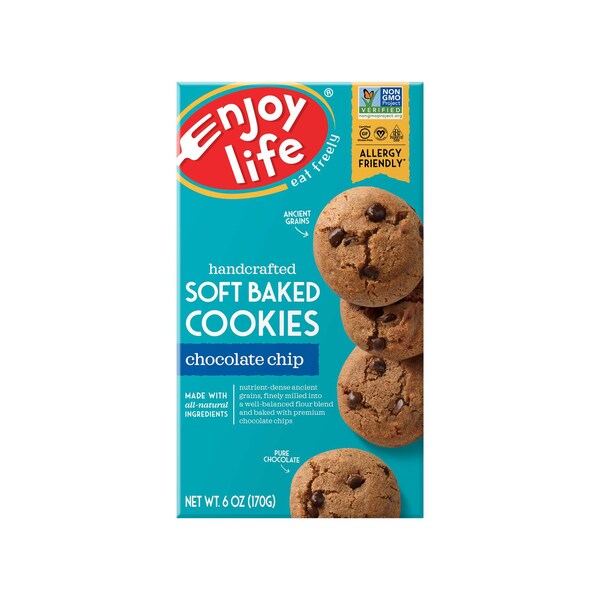 Disfruta la vida - Galletas suaves de chispas de chocolate Enjoy Life 6 oz., paquete de 6 - F00191W
