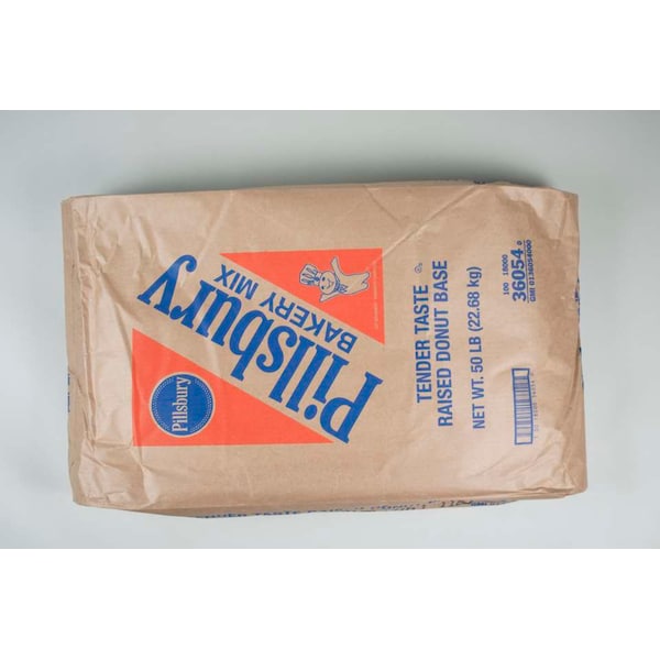 Mezcla base de donas Pillsbury Pillsbury de 50 libras con sabor suave y esponjoso - 18000-36054