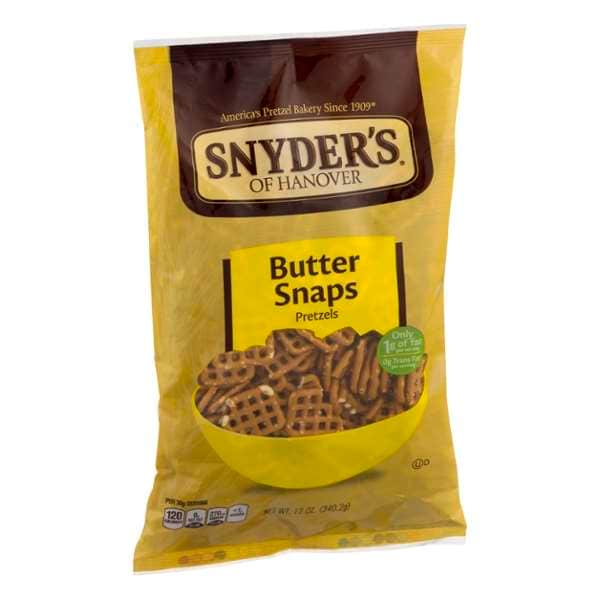 Snyders Of Hanover Pretzels de Mantequilla Snap 12 oz. Bolsa, PK12 - 103405
