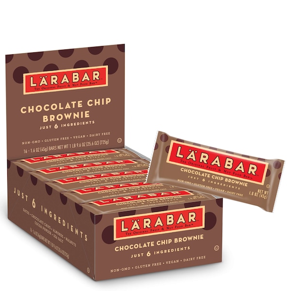 Larabar Larabar Chocolate Chip Brownie 1.6 oz., PK64 - 21908-41868
Barra de Larabar Chocolate Chip Brownie de 1.6 oz., paquete de 64 - 21908-41868