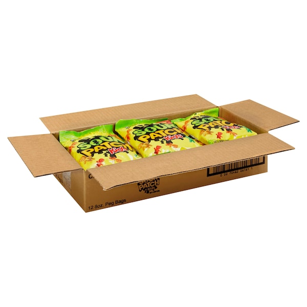 Caramelo Suave Sin Grasa Sour Patch Kids en Bolsas de 8 oz, Paquete de 12 - 6161
