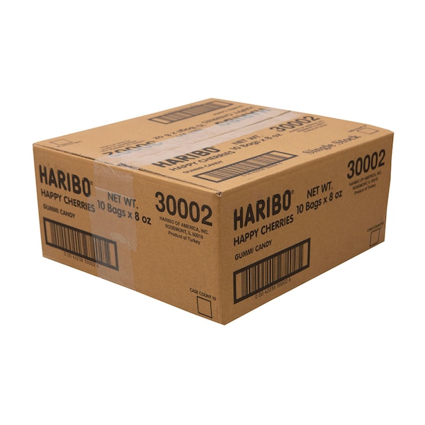 Haribo Haribo Confitería Cerezas Felices 8 oz. Bolsa, PK10 - 30002