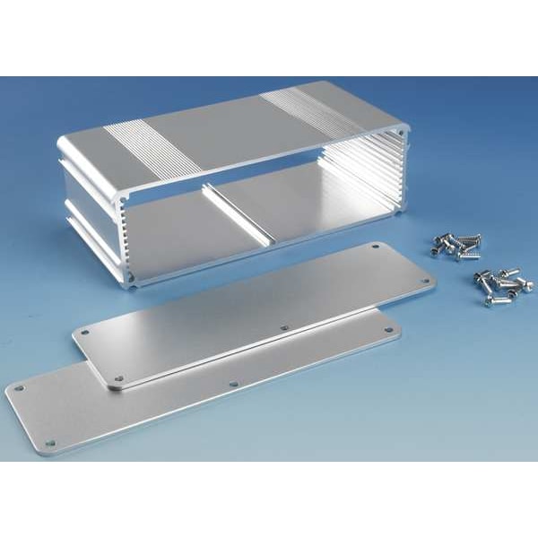 Box Enclosures Aluminum Electrical Enclosures, 3.16 in H, 2.11 in D, 6.69 in W, NEMA 4 - B4-080SI