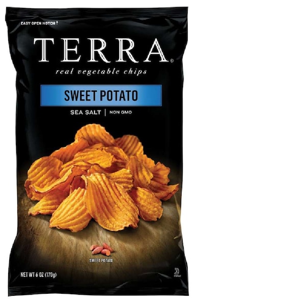 Terra Terra Chips Crinkle Sweets con Sal Marina, PK12 - T01432