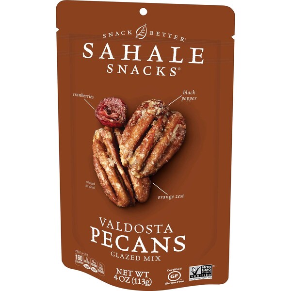 Sahale Snacks Mezcla de Pecanas Glaseadas Voldosta 4 oz, Paquete de 6 - 9386900056
