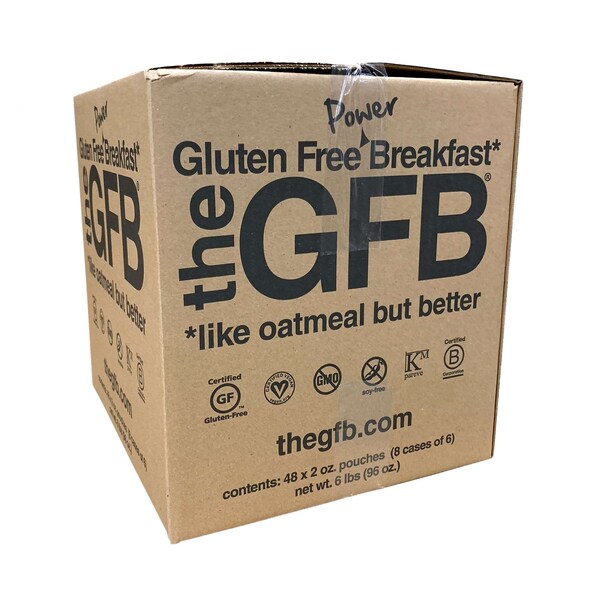La barra sin gluten de Frutas, Nueces y Semillas de Avena 2 oz., paquete de 48 - 4887.