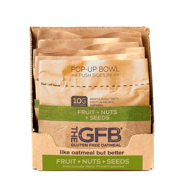La barra sin gluten de Frutas, Nueces y Semillas de Avena 2 oz., paquete de 48 - 4887.