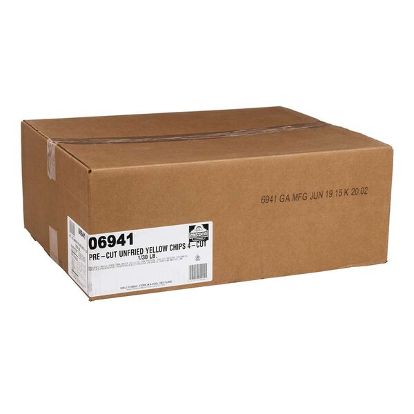 Mission Foods Mission Foods Pre-Cut Unfried 4 Cut Yellow Chips 30lbs - 6941

Alimentos de Misión Papas Amarillas Precortadas sin Freír en Corte de 4 partes de 30 libras - 6941