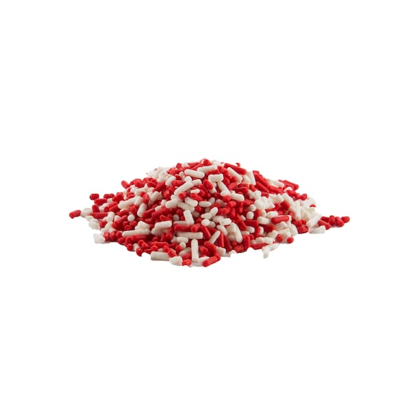 Rey de los Particles Rojos y Blancos, Mezcla de San Valentín No Parcialmente Hidrogenada de 6lbs, PK4 - QDC14.LB6