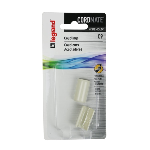 Cordmate Legrand  2 3/4 in. D Plastic Electrical Conduit Coupling For AC	 MC and RWFMC Cable - C9