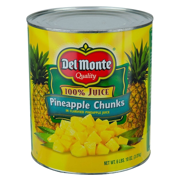 Del Monte Trozos de Piña en su Jugo 106 oz., paquete de 6 - 2001715
