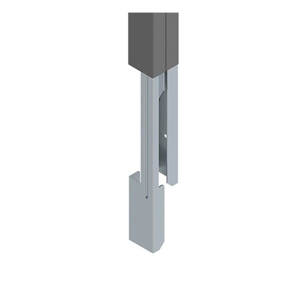 Wiremold Blank Steel Express Pole, Blank Logo, Steel - 25DTC-E5-DG