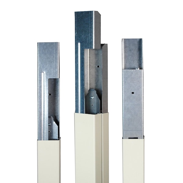 Wiremold Blank Steel Express Pole, Blank Logo, Steel - 25DTC-E5-DG