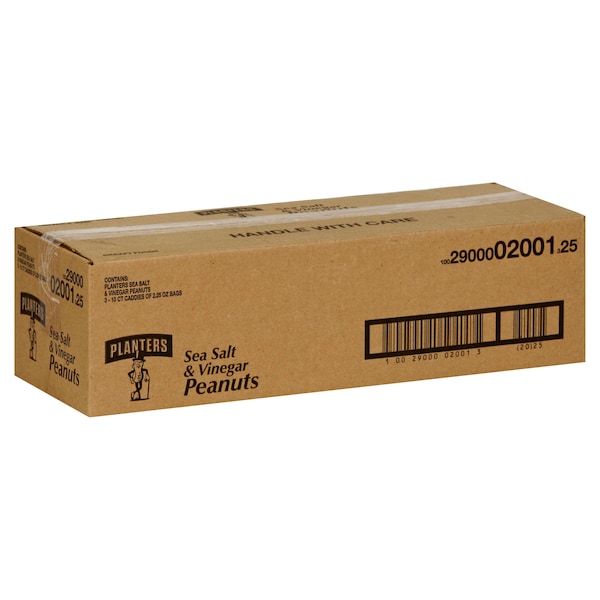 Plantadores Tubo de cacahuate con sal marina y vinagre 2.25 oz, paquete de 30 - 10029000020013