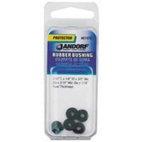 Jandorf Bushing Rubber, 1/8 in, Rubber - 3395365
