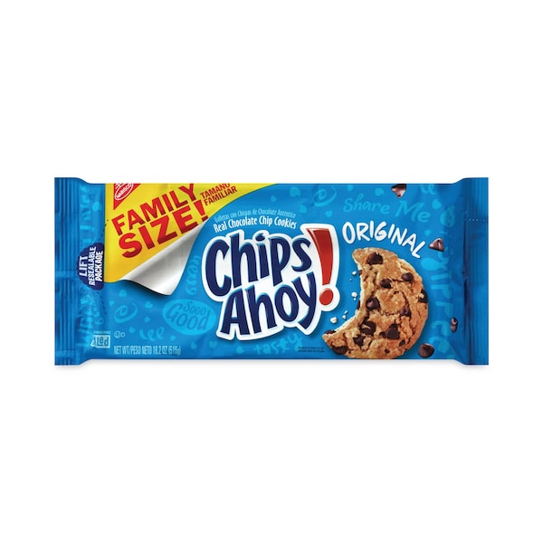 Galletas de Chocolate Chip Chips Ahoy de Nabisco, 3 Bolsas con Cierre, Caja de 3 lb 6.6 oz - 30579