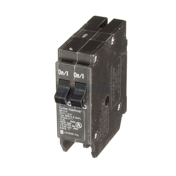 American Imaginations Circuit Breaker, BR Series, 15A, 1 Pole, 120/240V AC - AI-36778