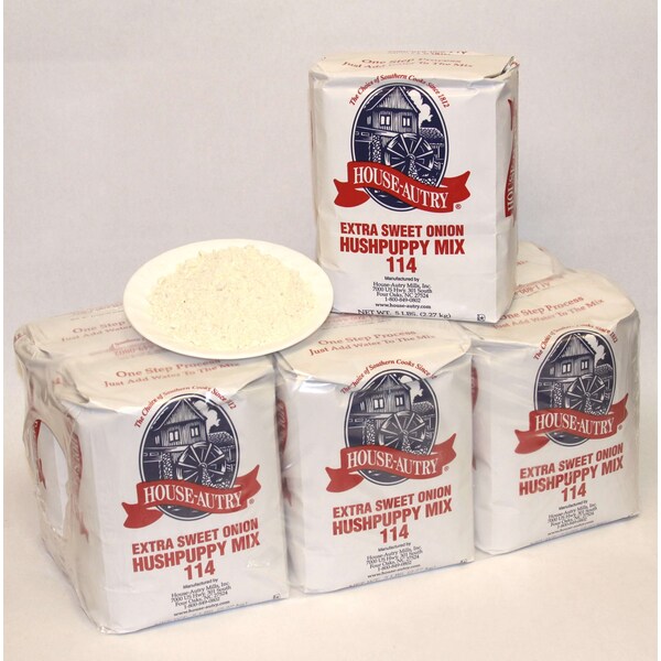 Molinos de House-Autry Mills Hushpuppy Extra Dulce de 5 libras, paquete de 6 - 20073484201144