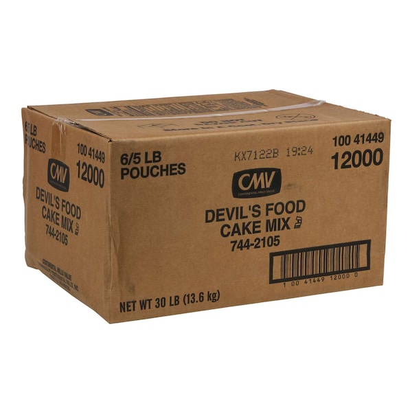 Continental Mills Mezcla para Pastel Devil's Food de 5 libras, Valor de Mills Continental Mills, Bolsa de PK6 - 744-2105