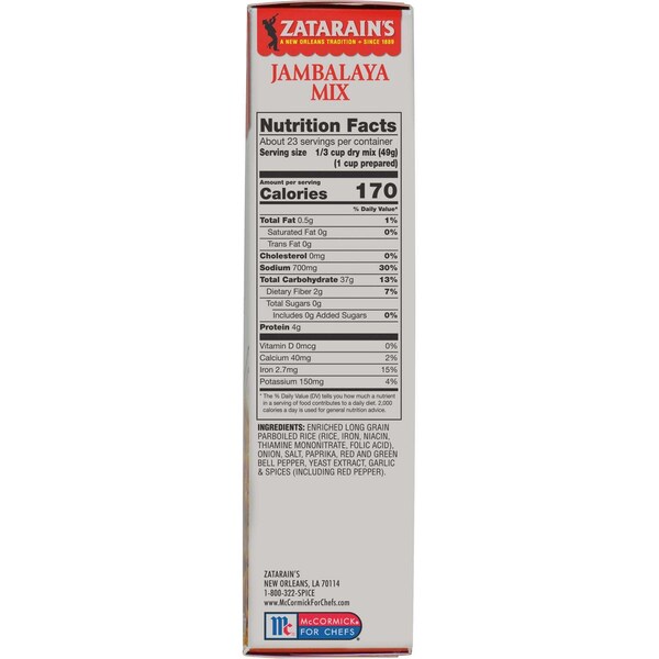 Zatarains: Mezcla de Jambalaya Zatarain's 40 oz., Paquete de 8 - Z09544