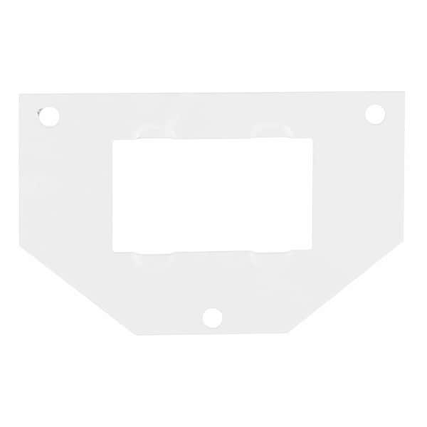 Hubbell Wiring Device-Kellems Recessed 10" Series, Sub Plate, 1/2 Perimeter, (1) Unit iSTATION Opening - S1R10PSPF